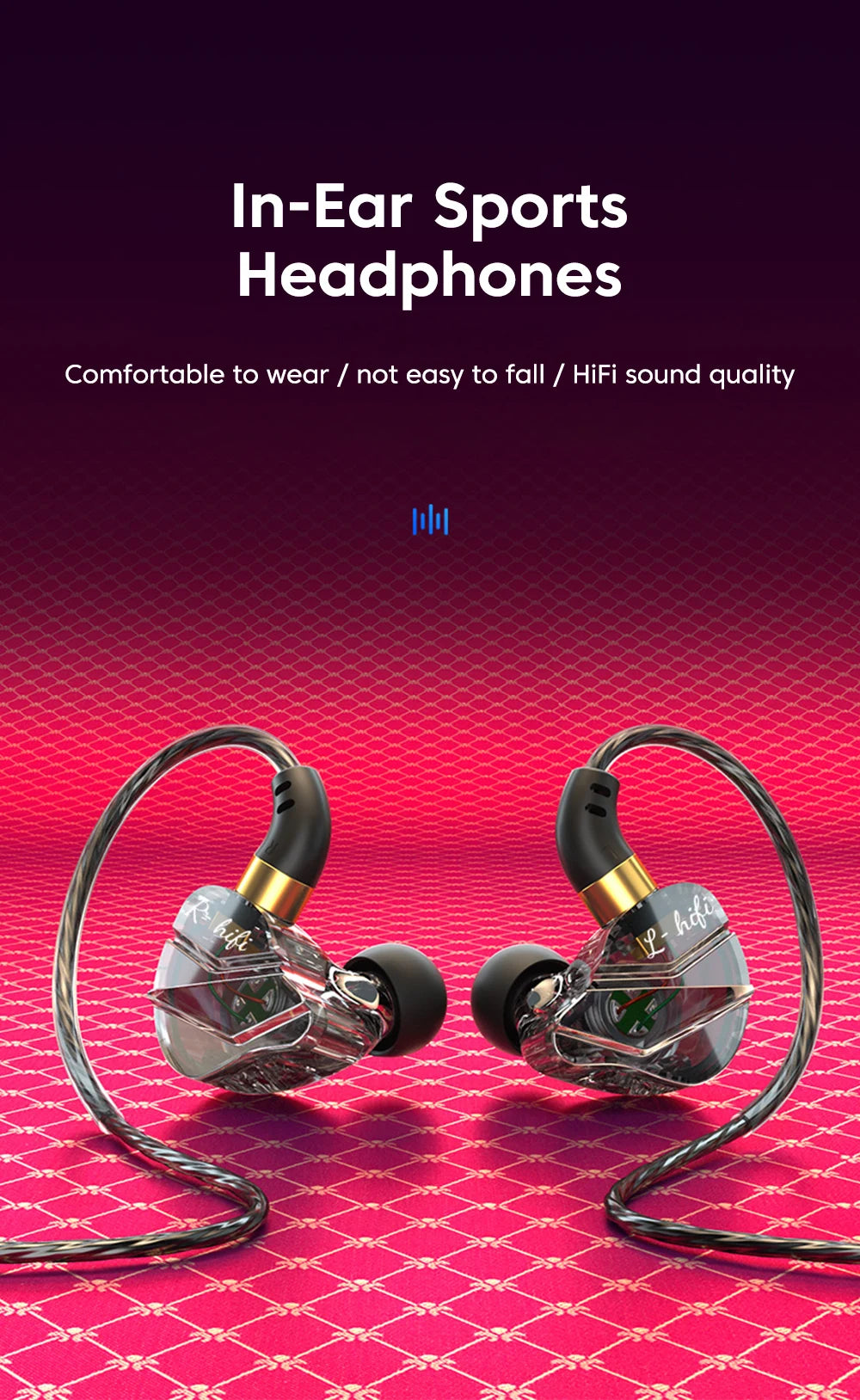 USB-C GAMING EARPHONES WITH MIC